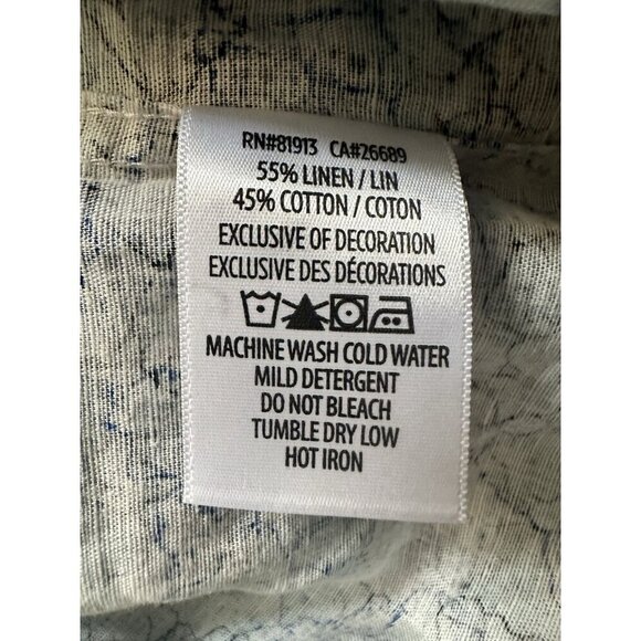 Robert Graham Radnor Multicolor Floral Men's Linen Cotton Shirt Size Small $198 - Picture 5 of 6